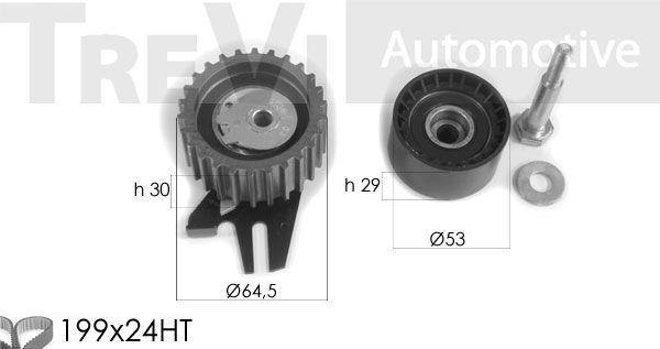 TREVI AUTOMOTIVE Комплект ремня ГРМ KD1331